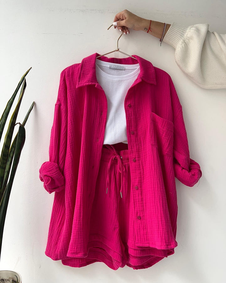 Ensemble deux pièces blouse