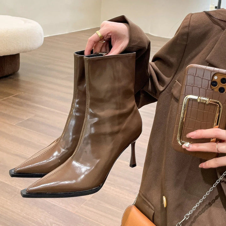 Rosemary - Elegante spitze Partystiefel