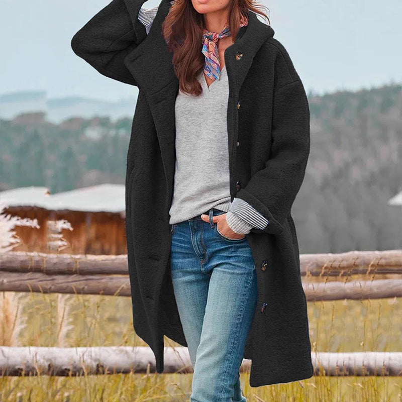 Manteau d'hiver épais élégant pour femmes