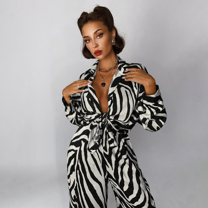 Set a due pezzi Zebra
