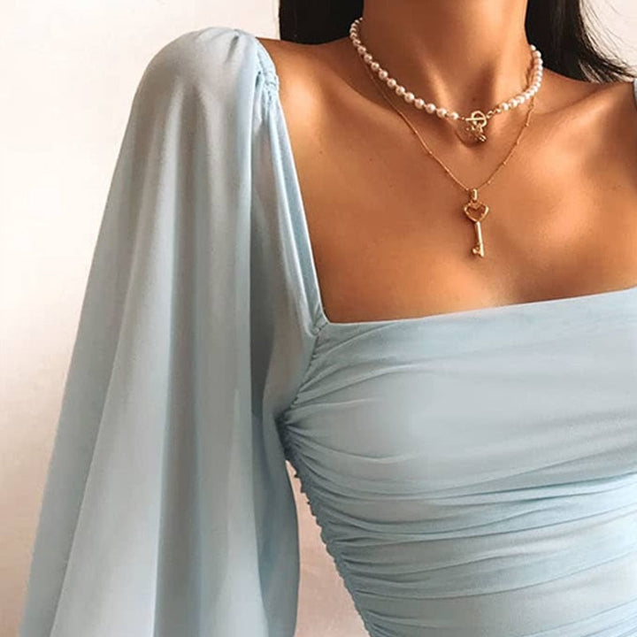 Vestitino azzurro chiaro