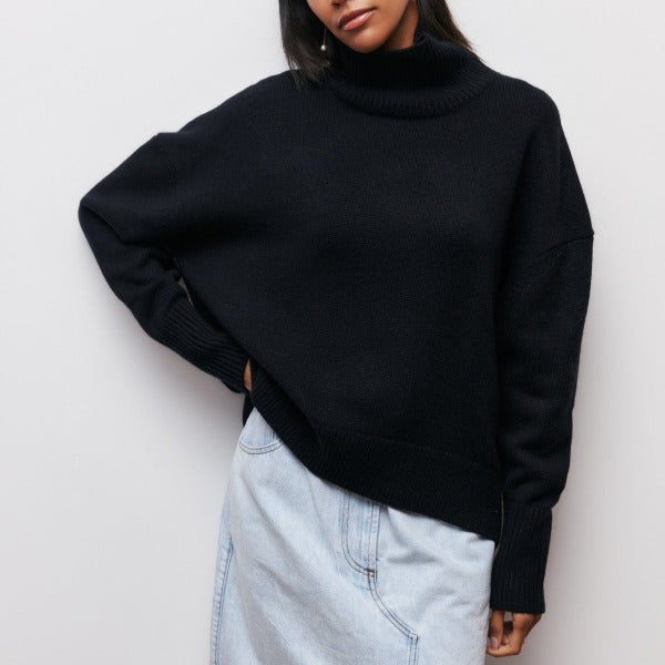 Ysabelle | Pull à col roulé doux pour femmes