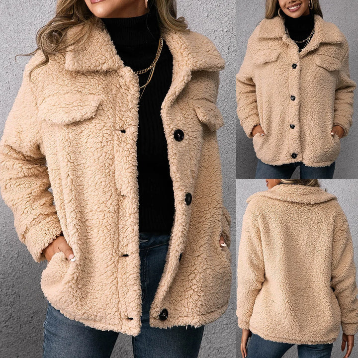 Bella - Elegante giacca teddy