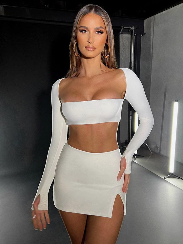 Ensemble deux pièces blanc