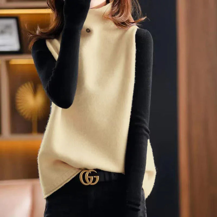 Hana - pull à col roulé veste ample