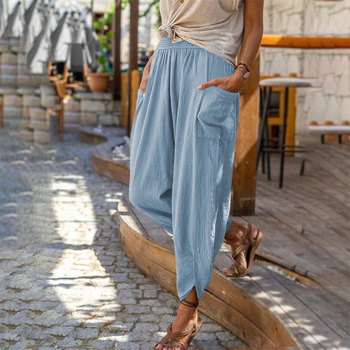 ELLIE - Loose pants with high waist