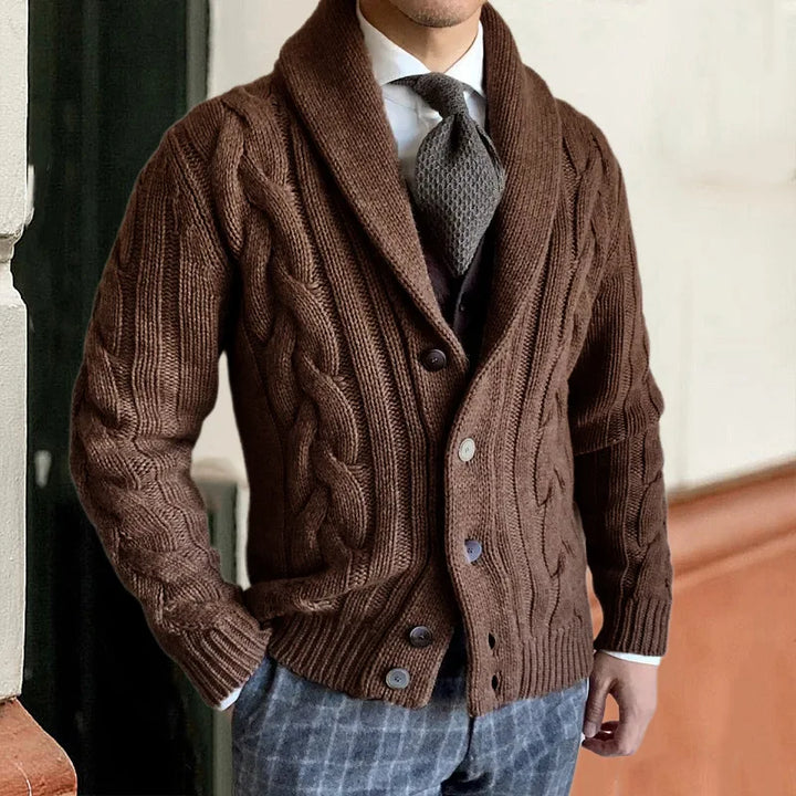 Marcus - gilet tricoté chaud tendance pour hommes