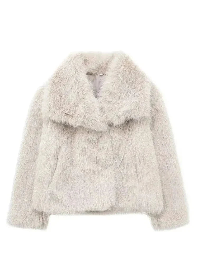 Emiliana - Stylische Streetwear-Pelzjacke