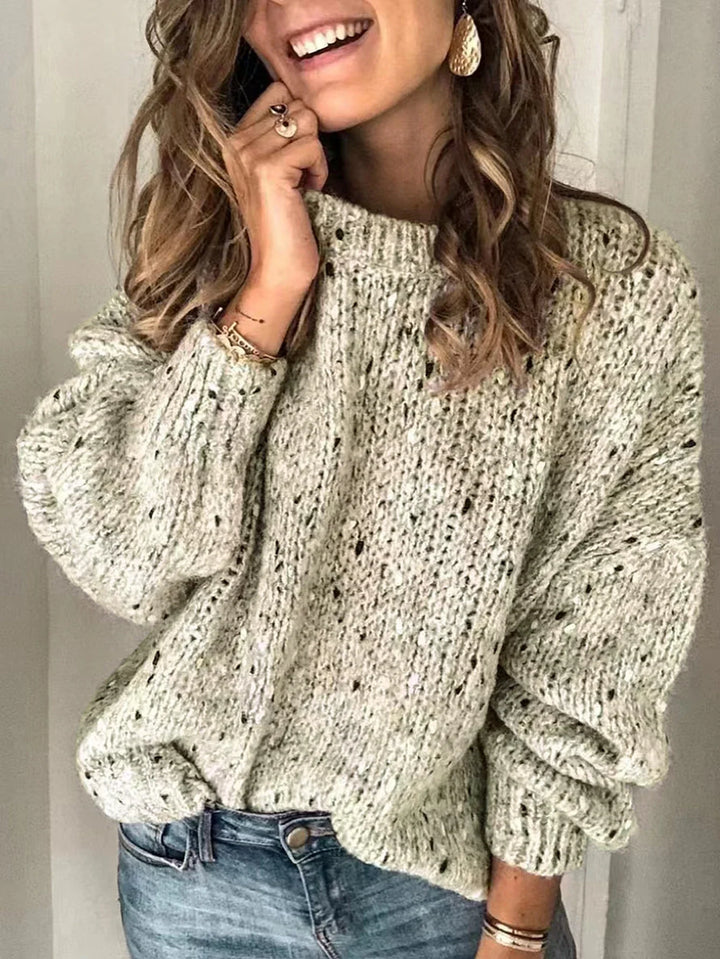 Natalie - Pull en maille élégant avec encolure ronde