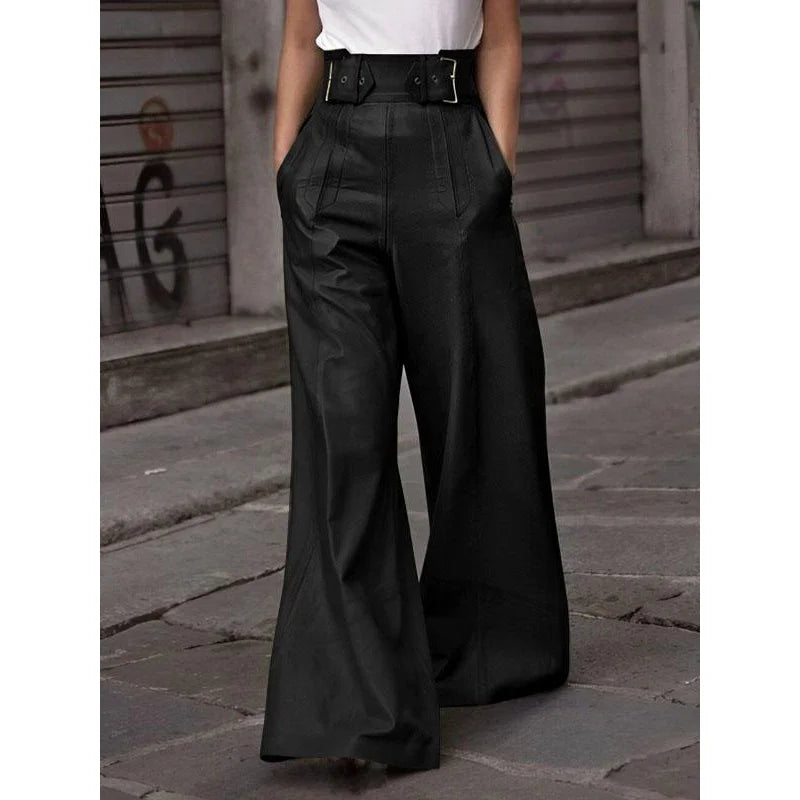 Riya - Pantalon évasé taille haute pour streetwear