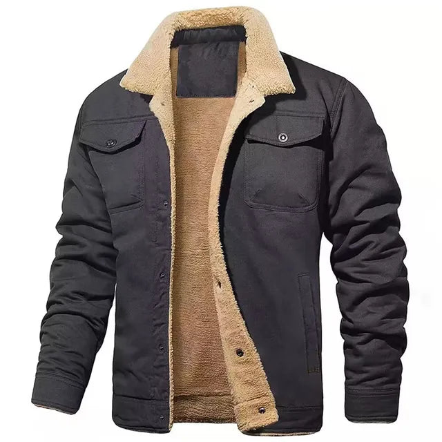 Veste bomber Hugo en molleton de coton – confort et style pour l'automne et l'hiver