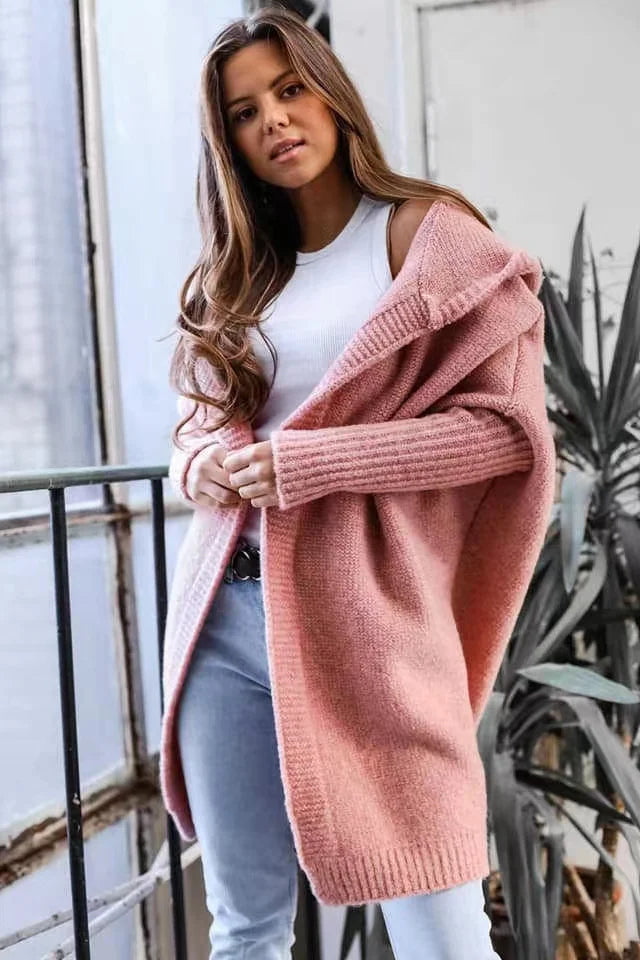Roselyn - Trendige Fledermaus-Strickjacke
