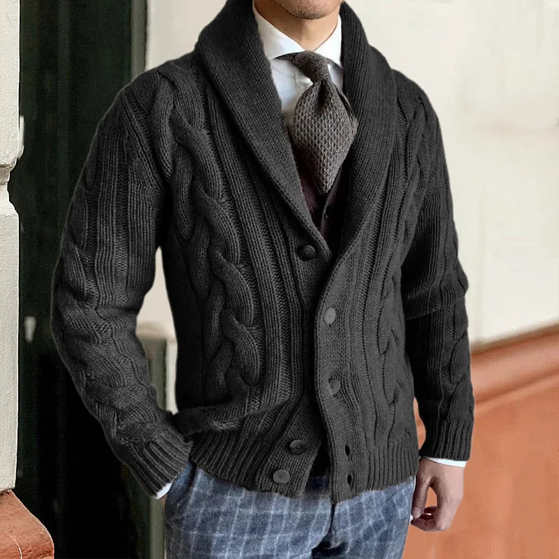 Marcus - gilet tricoté chaud tendance pour hommes