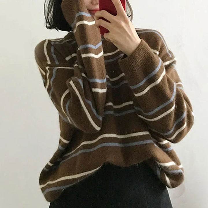 Reina - Strickpullover mit Rundhalsausschnitt