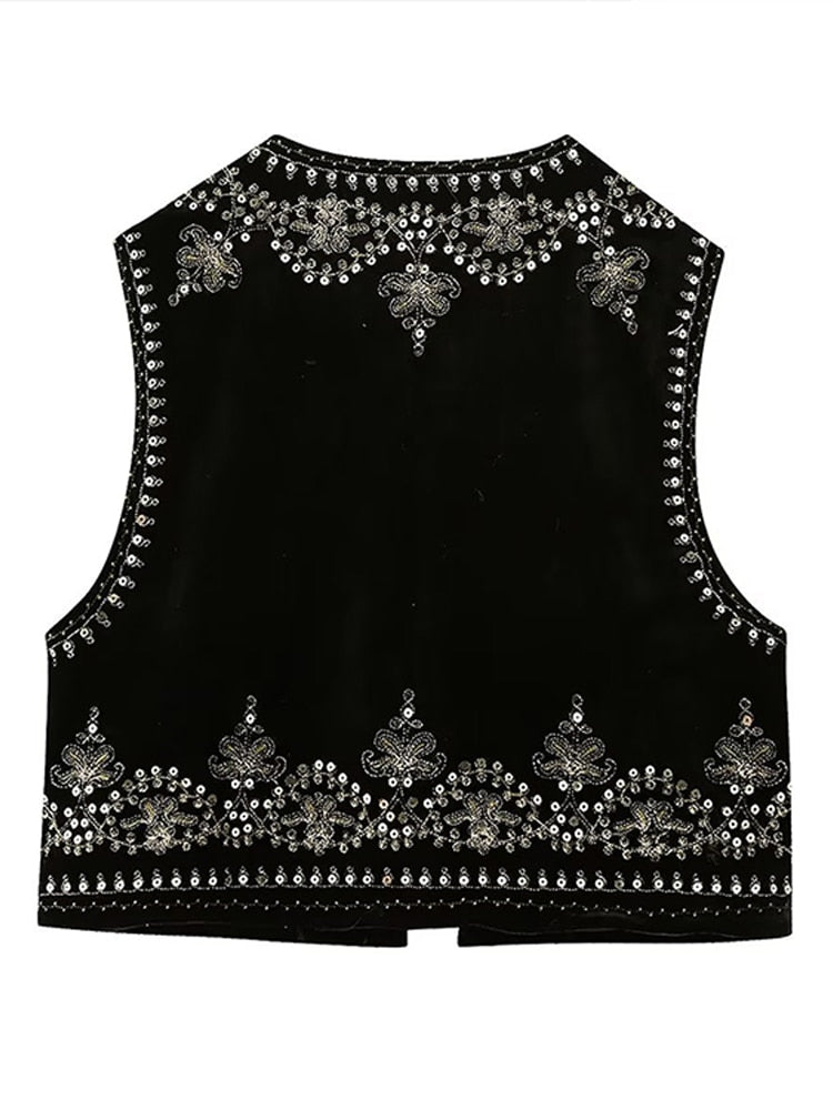 Gilet ricamato