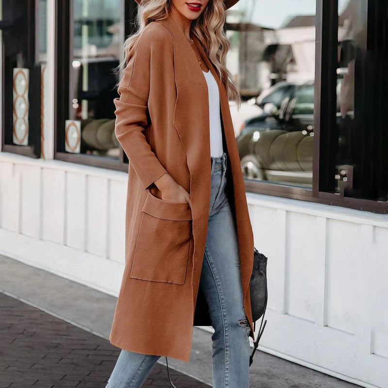 Roseline Cappotto grande di lana Croce Confine Cappotto