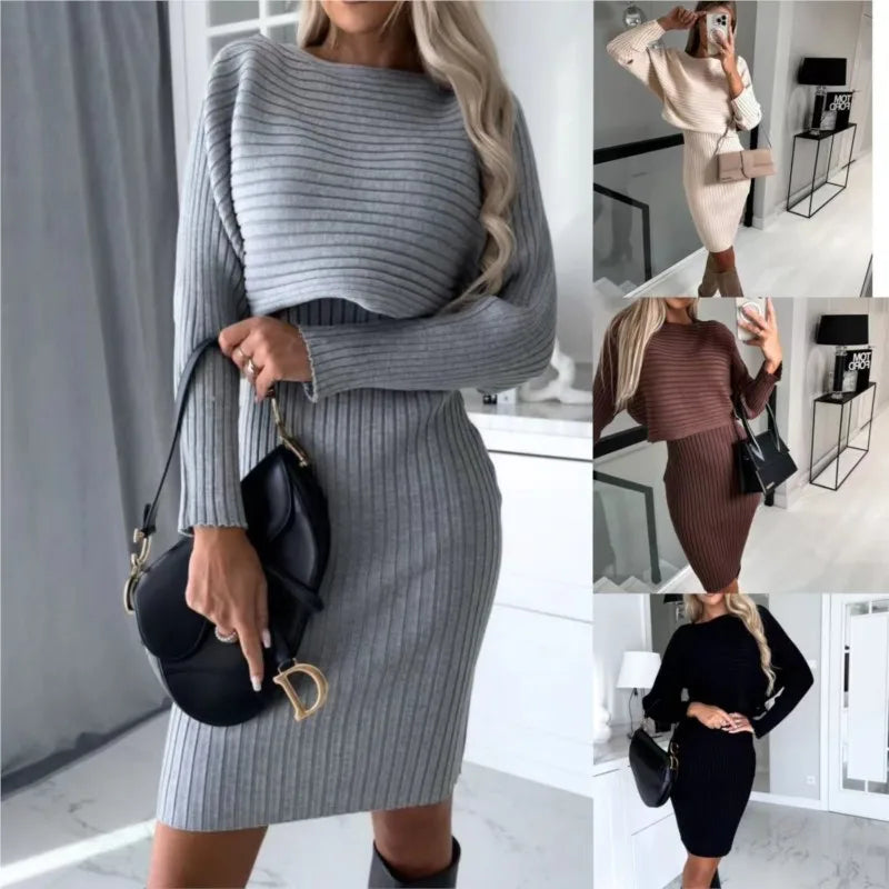 Mila - Ensemble deux pièces (robe + pull)