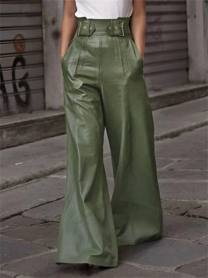 Riya - Pantalon évasé taille haute pour streetwear