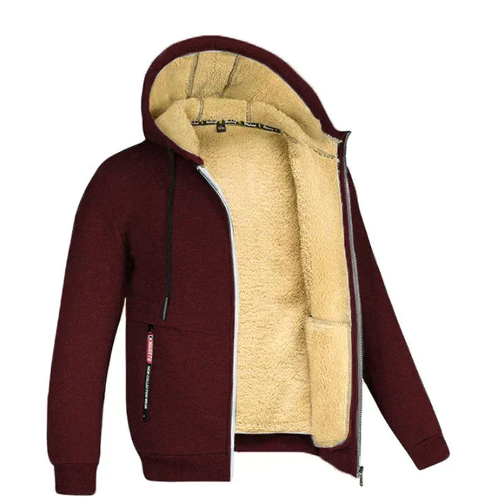 Damien | Cozy men's winter outdoor jacket with hood