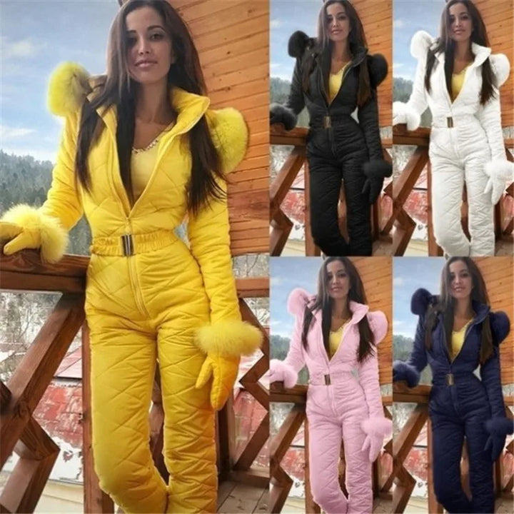 Kamilah - Combinaison de ski stylée avec capuche pour femmes