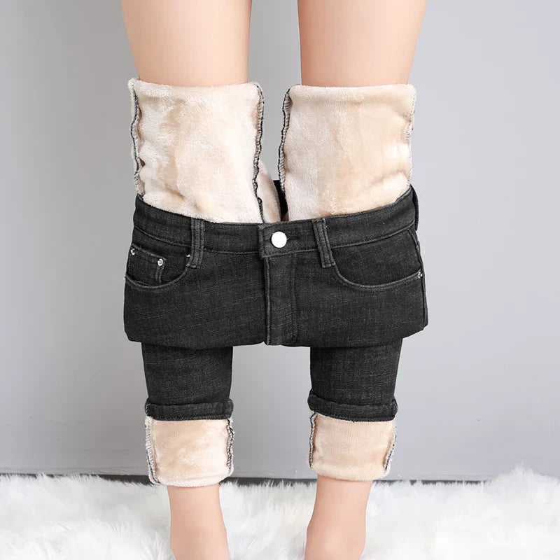 Quinly - Jean skinny thermique chaud