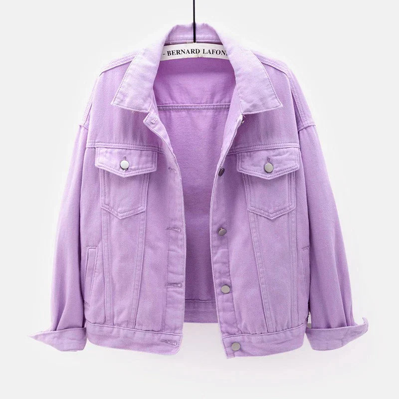 Chelsea - veste en jean vintage décontractée