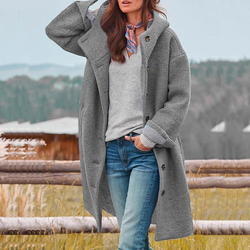 Manteau d'hiver épais élégant pour femmes