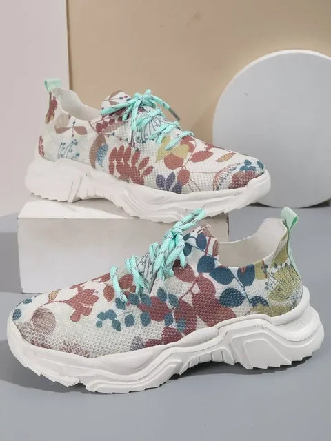 Eliana - Orthopädische Turnschuhe mit Blumenmuster