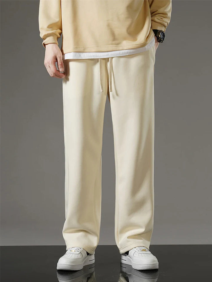 Pantalon de jogging ample avec ceinture à cordon – Confortable et élégant polyvalent