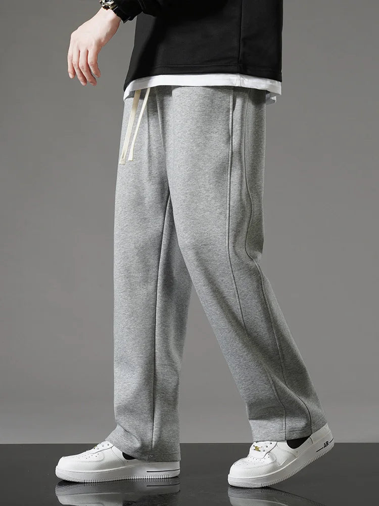 Pantalon de jogging ample avec ceinture à cordon – Confortable et élégant polyvalent