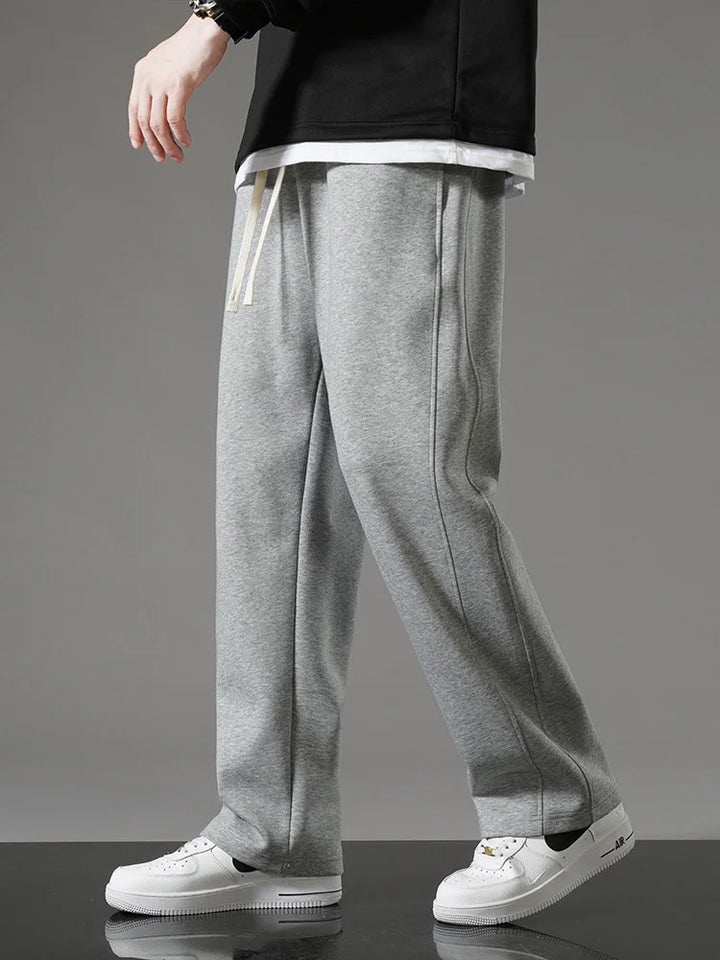 Pantalon de jogging ample avec ceinture à cordon – Confortable et élégant polyvalent