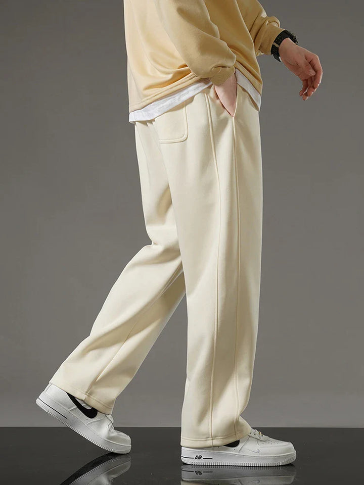 Pantalon de jogging ample avec ceinture à cordon – Confortable et élégant polyvalent