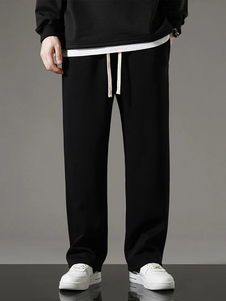 Pantalon de jogging ample avec ceinture à cordon – Confortable et élégant polyvalent