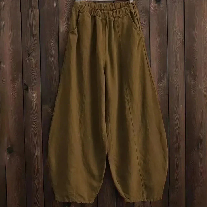 Lavelle - Pantalon en coton et lin