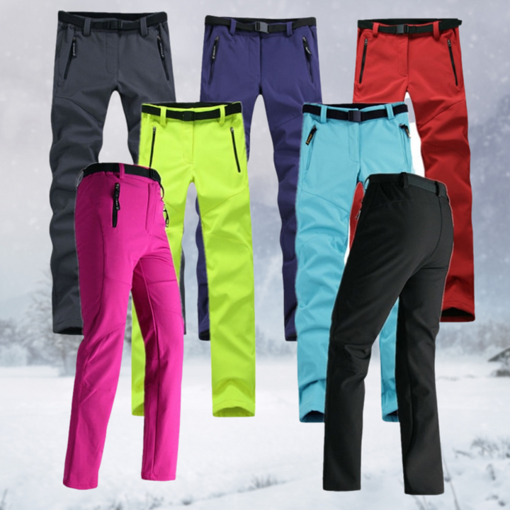 Pantaloni da trekking resistenti e impermeabili per donna