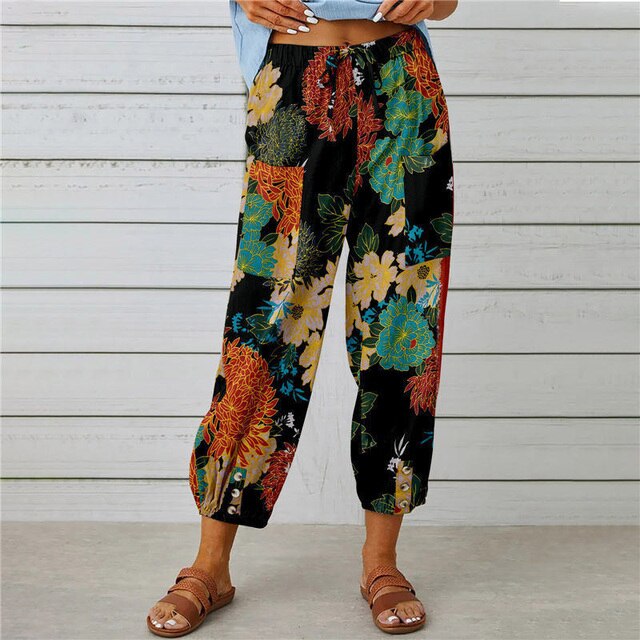 FINJA - Pantalon avec taille élastique