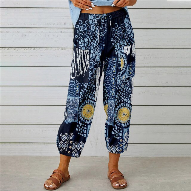FINJA - Pantalon avec taille élastique