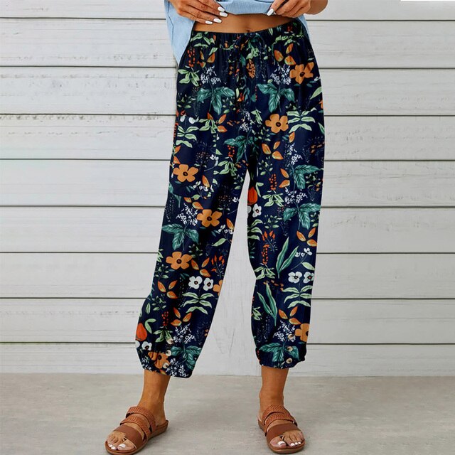 FINJA - Pantalon avec taille élastique