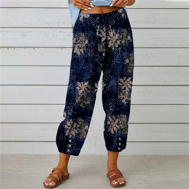 FINJA - Pantalon avec taille élastique