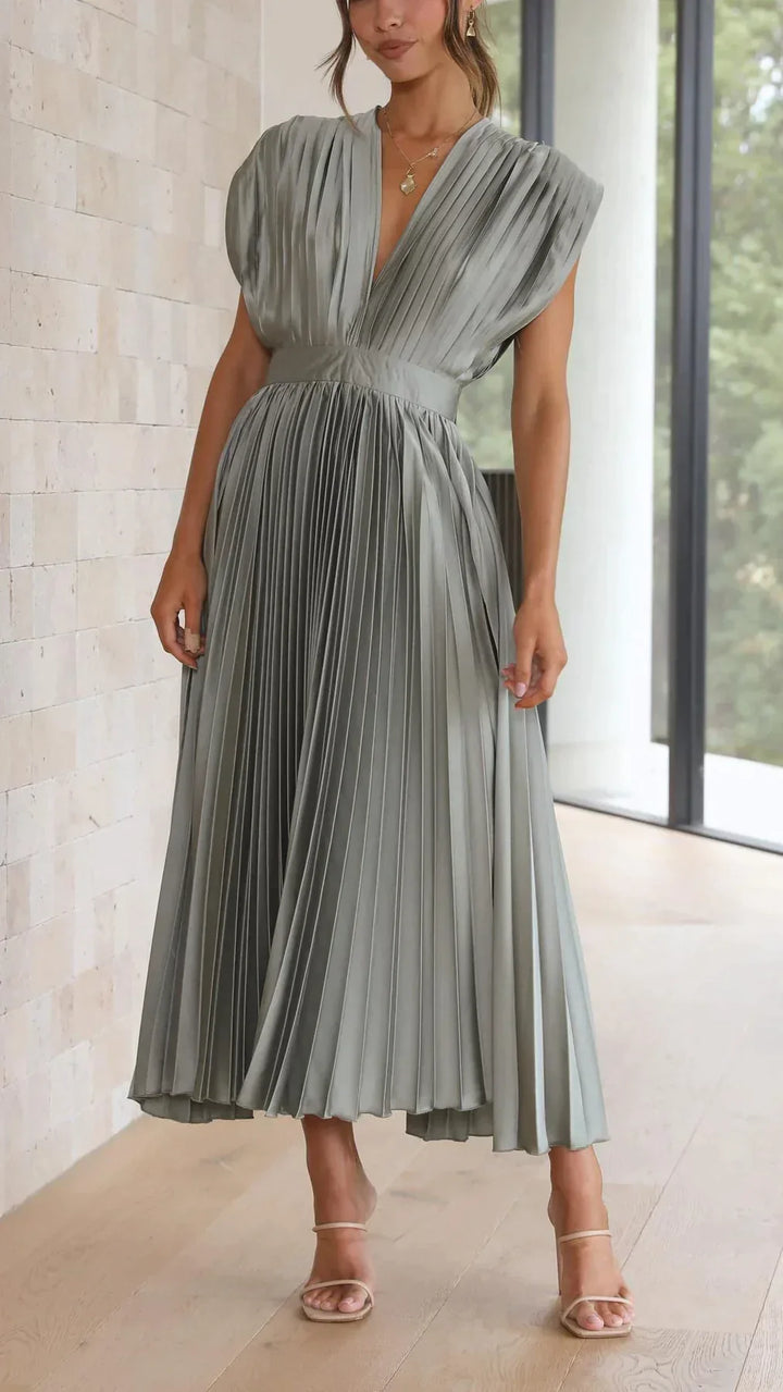 Alexandra - Robe plissée élégante sexy