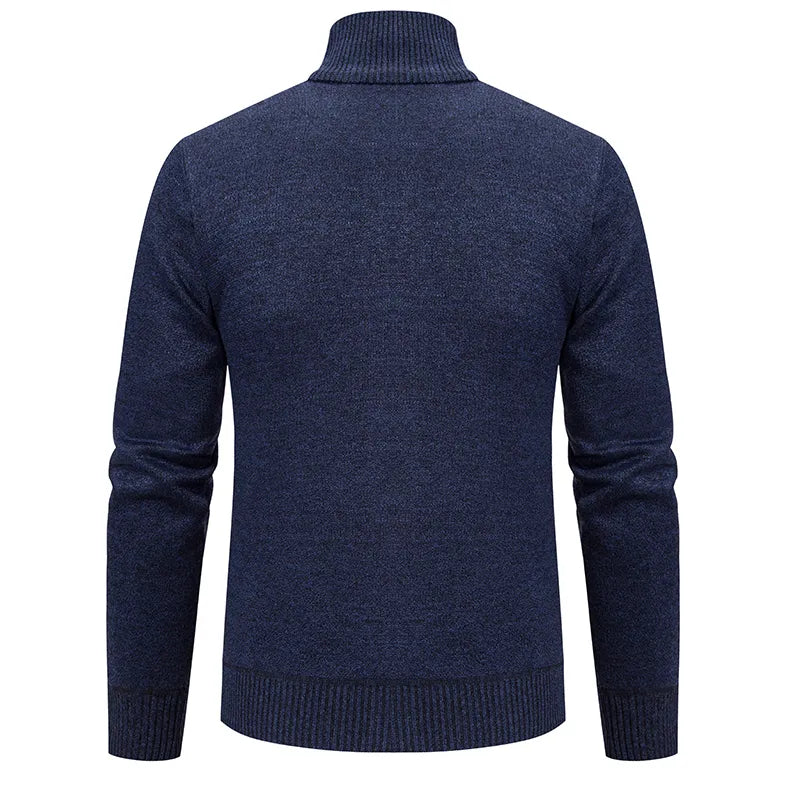 Isreal - Gilet en tricot avec fermeture éclair pour hommes