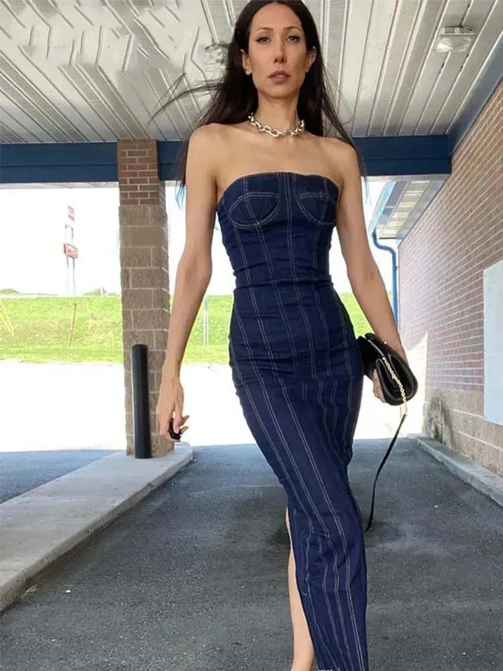 Alana - Robe en denim