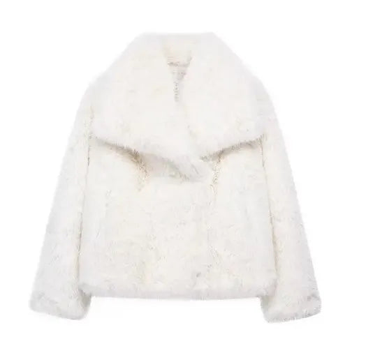 Ariah - Cappotto di pelliccia sintetica alla moda