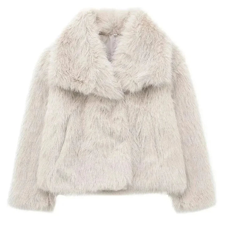 Ariah - Cappotto di pelliccia sintetica alla moda