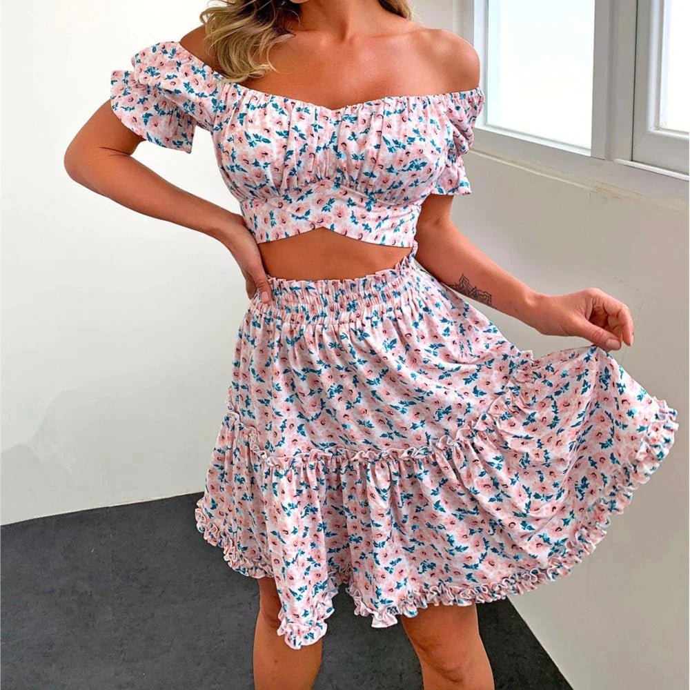 ABEGAIL - Ensemble floral bohème