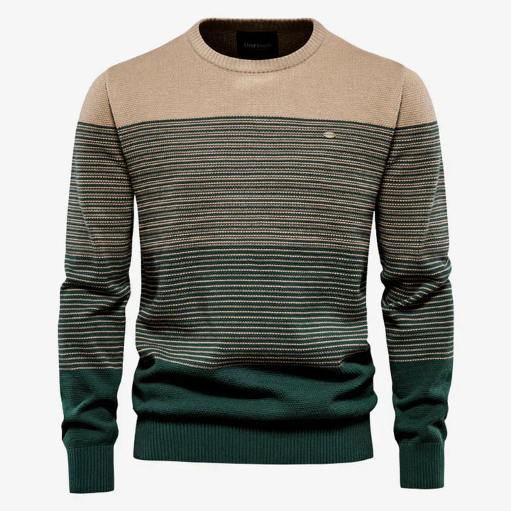 Kurtis - Mehrfach gestreifter Pullover