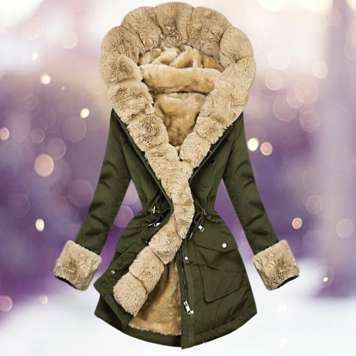 Chamyle - Die warme Mode Jacke mit kuscheligem Plüsch Futter.