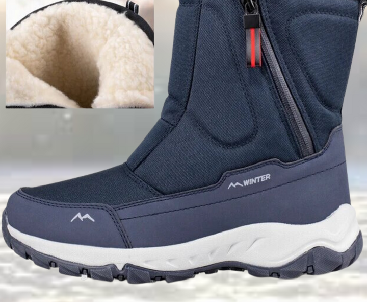 Lexer - Les meilleures bottes de neige mode en maille mi-mollet