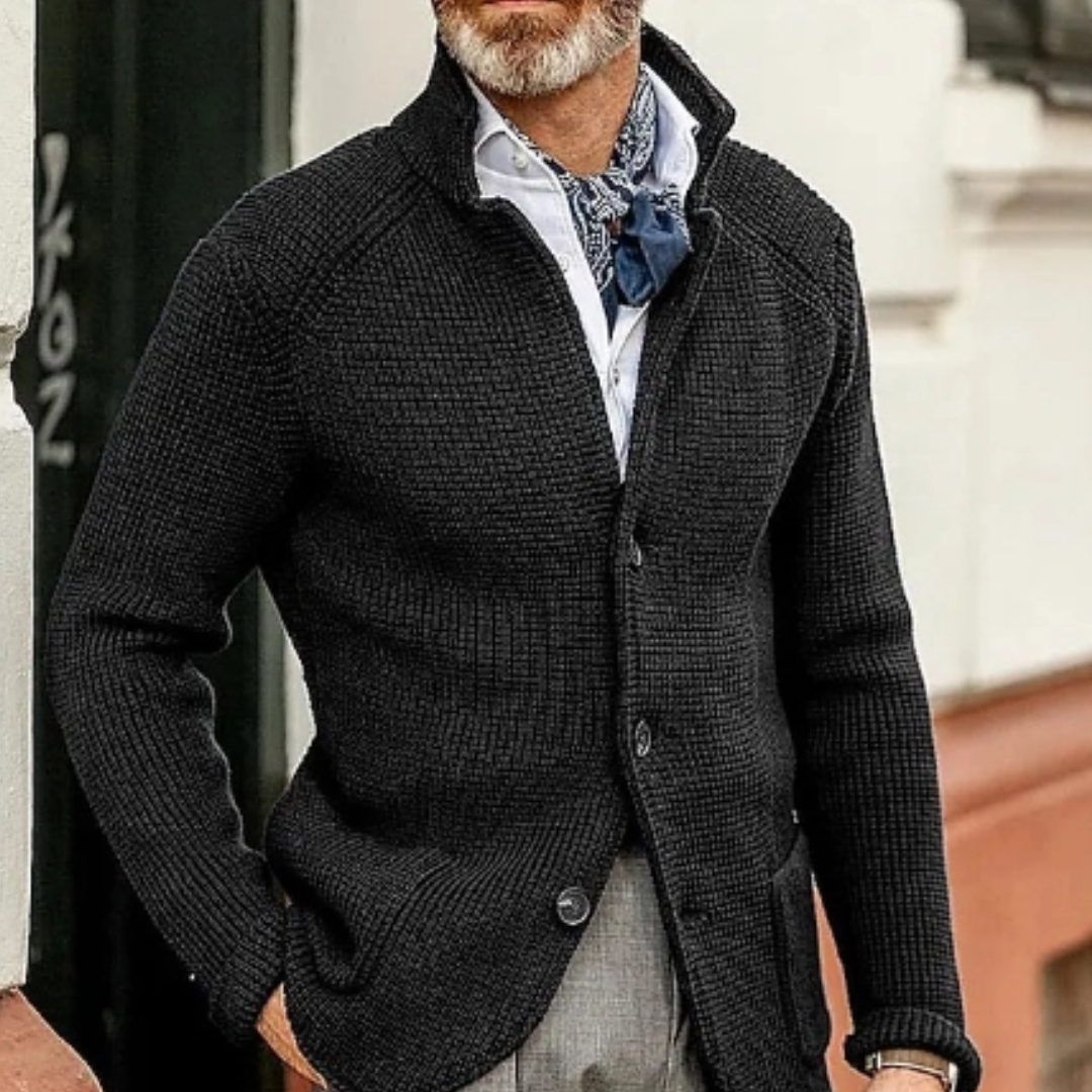 Brix | Stilvoller und Warmer Herren Strickcardigan