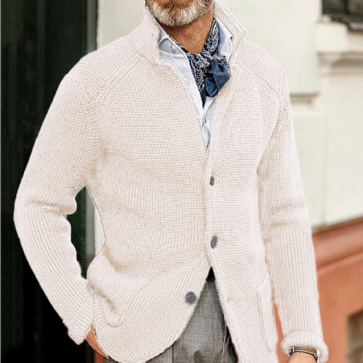 Brix | Stilvoller und Warmer Herren Strickcardigan